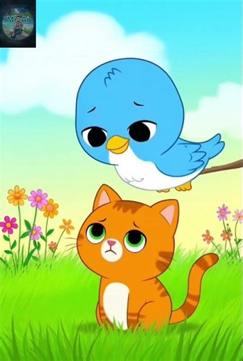 “The Kind Little Bird 🐦 | English Story for Beginners | Learn English Easily” #animalcartoon #birds