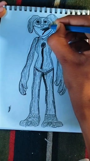 How To Draw The player (poppy playtime)😱#shorts #art