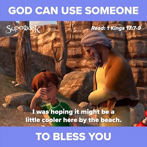 Elijah followed God's instructions to go to Zarephath, trusting God would supply everything he needed there. 🙌🏽🙌🏽🙌🏽 Discover more about God who is our Great Provider. 🙏🏽 Watch this: https://go.cbn.com/uHIo | Superbook