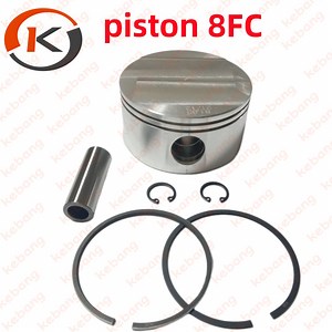 [Hot Item] Refrigeration & Heat Exchange Semi Hermetic Compressor Parts 82mm Piston with Ring Pin Lock 8FC