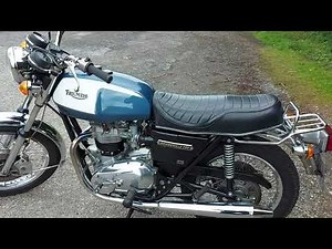 1976 TRIUMPH BONNEVILLE T140V FOR SALE. WALK ROUND AND START UP