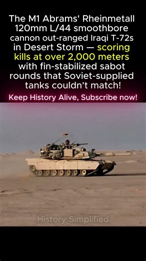 120mm German Cannon DESTROYED Iraq's Soviet Tanks. Range