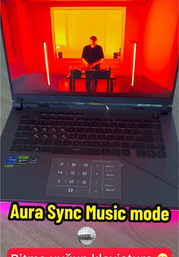 ASUS ROG Strix G16 🤩 #keşfet #keyboard #aura #fyp