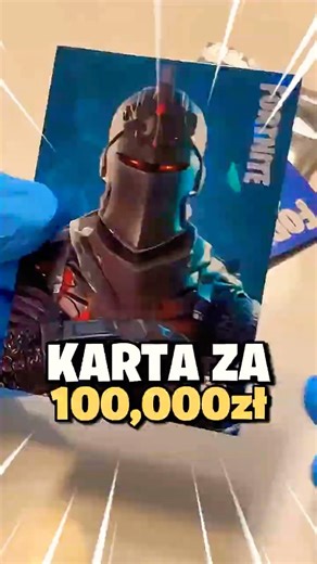 This Fortnite card costs 120,000 PLN 😳