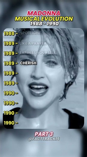 Madonna Musical Evolution PART 3 (1988 - 1990) #music