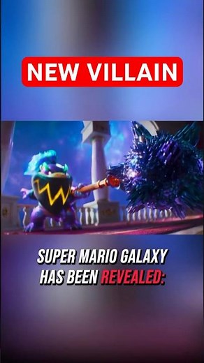 NEW VILLAIN REVEALED Super Mario Galaxy Movie #supermario #mario #videogame #viral