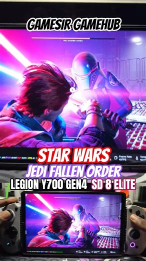 STAR WARS JEDI FALLEN ORDER on Legion Y700 Gen4 #sd8elite #y700gen4 #starwars #jedifallenorder