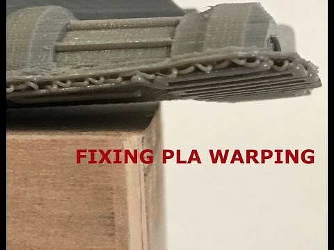 Fixing PLA Warping on a 3D Printer