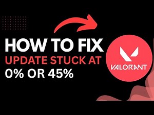 How to Fix Valorant Update Stuck at 0% or 45% (Easy Fix 2025)