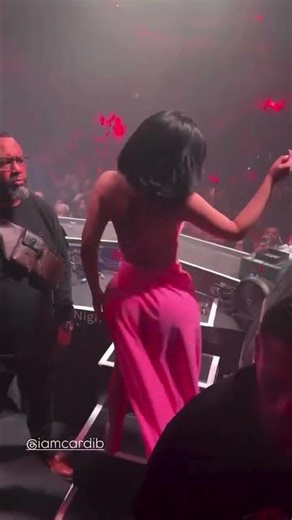 Watch how Cardi B’s dance moves leave security guard struggling to stay professional 😅😂🤦‍♀️