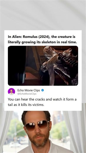 Alien Romulus 2024 Creature Is Growing Its Skeleton In Real Time and Forming a Tail