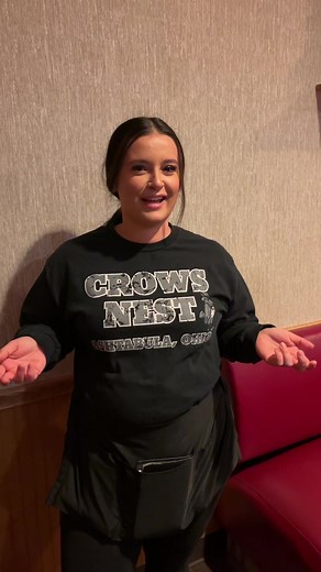Rep your favorite hometown restaurant with Crows Nest apparrel available in the bar everyday!!! ❤️🖤 #thecrowsnest #ashtabulaohio #lakeerie #ashtabula #bar #restraunt #endofroute11