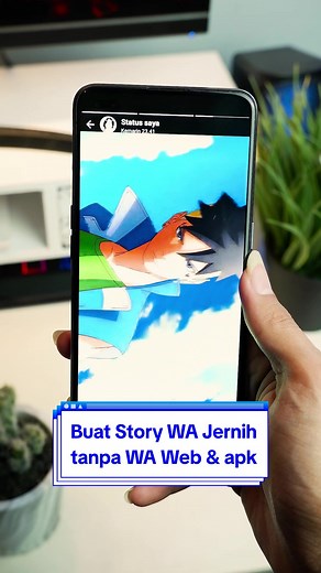 Membalas @bramzta Jadi gini wir gw nemuin trick yang simple nih buat bikin story wa lu jernih no burik tanpa wa web tanpa aplikasi tambahan juga. #waweb #storywa #storywahd #storywapecah #whatsappwebstory