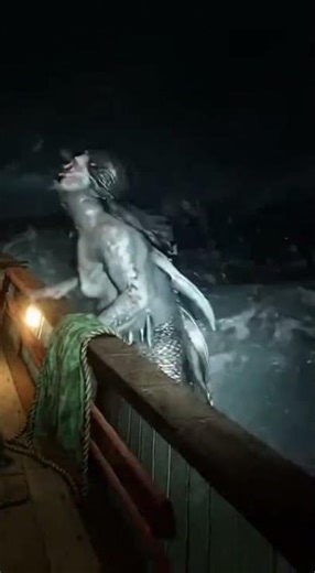 SCREAMING Sea Creature Attacks Fishing Boat | Found Footage Night Storm #OceanHorror #fishingboat