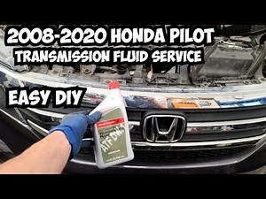 How to Change Transmission Fluid on a 2008 - 2020 Honda Pilot * EASY DIY *