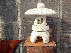 Hypertufa Garden Lantern 18" or 24" Tall | Japanese Style Stone Lantern | Lightweight Concrete Sculpture Art | Outdoor Frost Proof Pagoda - Etsy