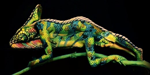 ​These 'wild animals' are really painted humans