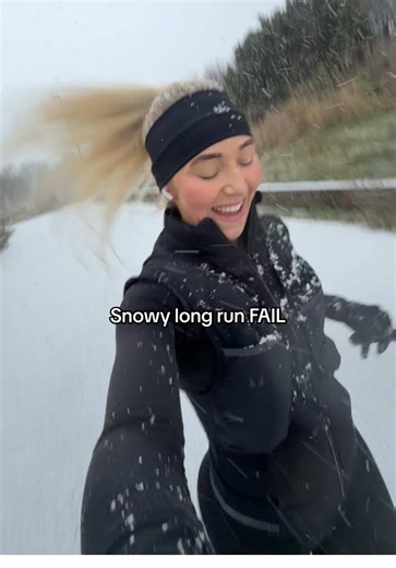 Snowy Long Run Training Experience and Tips