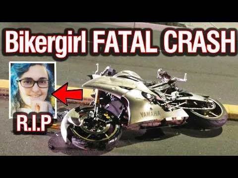 (R.I.P Bikergirl Tammy CRASH) Reality of FATAL Motorcycle CRASHES