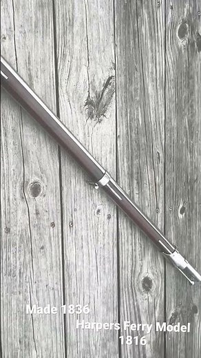 Harpers Ferry Model 1816 made 1836 #flintlock #harpersferry #musketvwar #alamo