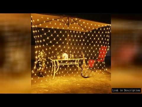 1.5x1.5/2x2/3x2m LED Curtain Light LED Fairy String Net Mesh Christmas Party Wedding New Year Garlan