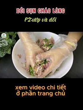p2 Pork Cartilage Porridge with Offal #bepcuavo #food #chetroinuoc #monngon #cooking #monngonmoin...