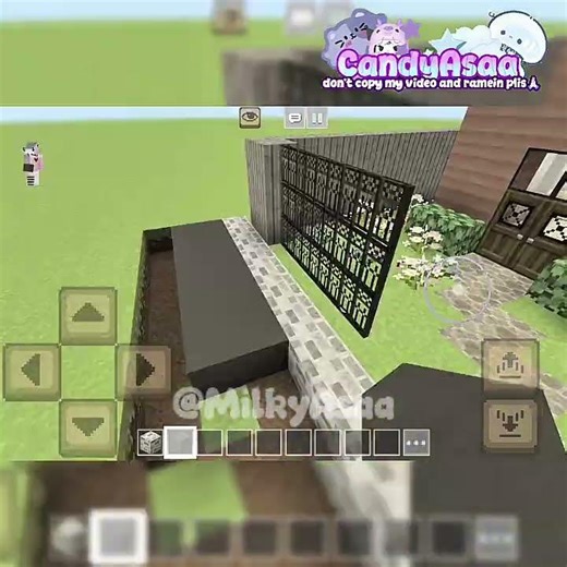 Tutorial membuat jalanan!💗😻 #masukberandayoutube #harusberanda #fypシ #plsramein #minecraft #games