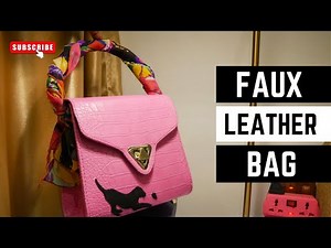 Making a Faux leather structured handbag | Eris Atelier