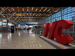 Calgary Int'l Airport (YYC) Walking Tour | Arrival & Departure Area | Calgary AB Canada🇨🇦Oct 21,2025