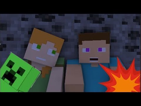 When Steve and Alex Finally Found Diamonds… But the Creeper Had Other Plans 💥😂