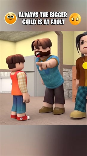 Why the Older Sibling Always Gets Blamed 😓🙁 #roblox #animation #relatable