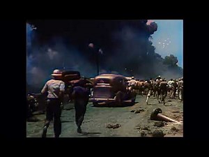 Rare footage of the Texas City explosion of 1947 A.I. Enhanced & Colorized