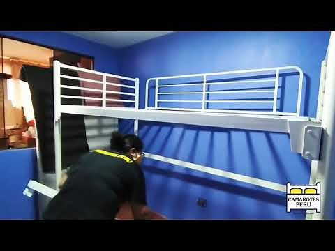 CAMAROTE TOP - CAMA ALTA DE METAL, FIERRO CAMAROTES PERÚ