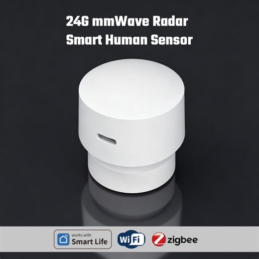 Tuya Zigbee / WIFI 24GHz mmWave Radar Human Presence Sensor Dynamic Static Detection Home Automation Protection Scene Linkage | Lazada PH