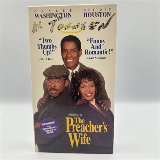The Preachers Wife VHS 1996 Denzel Washington Whitney Houston Drama - Etsy Canada