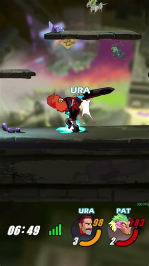 keep hitting until they dodge #brawlhalla #gaming #combo