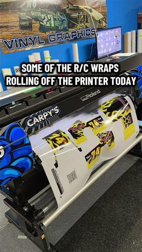 So many R/C Car Wraps Printing