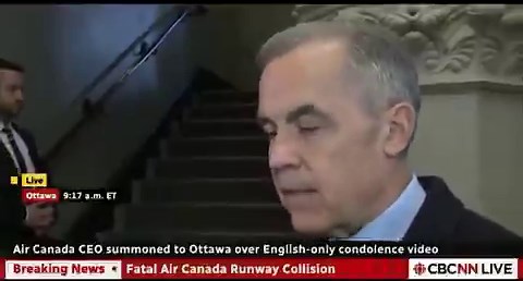 Imagine you’re the CEO of Air Canada….….sleepless and dealing with a brutal tragedy in real time with vast US and Canadian media coverage - and your PM decides to hit you with a cheap shot saying you lack ‘compassion’ because you lack excellent French language skills. But you’re the CEO of a regulated industry so he knows you can’t punch back. Even though his own French is carefully stage-managed. And the Governor General can barely speak it. The PM chose to use a national tragedy to score margi