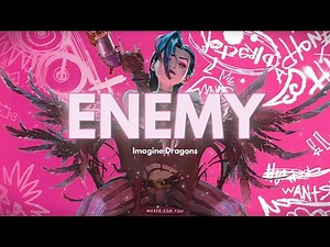 Enemy - Imagine Dragons (Lyrics Video) | Arcane Soundtrack