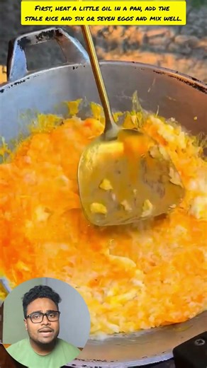 বাসি ভাতের ম্যাজিক! Leftover Rice Fried Rice Recipe. #FriedRice #Cooking #FoodHacks