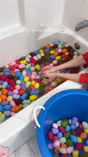 @the_hayeks on Instagram: "clean my sponges with me #sponges #cleaning #bath #asmr #asmrcommunity #asmrsounds #beauty #amazonmusthaves #beautytips #beautyhacks #bathtime #viralvideos #explore #explorepage Clean with me, sponge bath , asmr , asmr community, beauty tips, beauty hack, amazon, viral video, trendy reels, explore page"