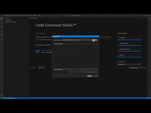 Importing existing Code Composer Studio 12.x projects to your Code Composer Studio 20.x workspace
