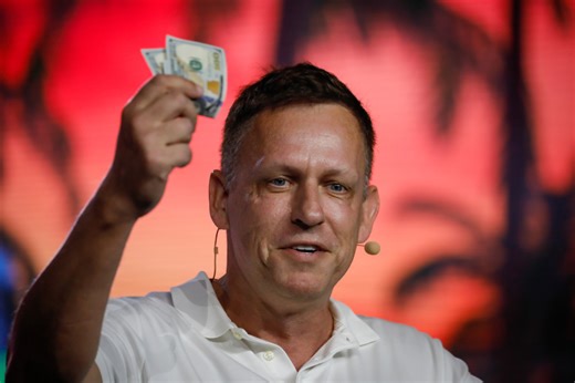 Peter Thiel-backed stock sinks despite revenue topping Wall Street estimates