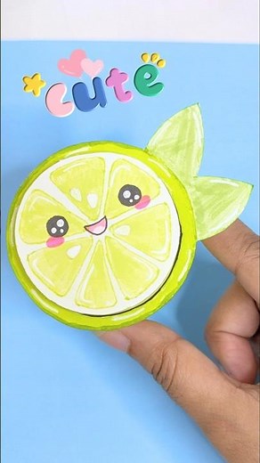 Try It ✨ DIY Lemon 🍋 Popit #shorts #aklimacraftsandjournals #diy #love #handmade #craftsvilla #cute