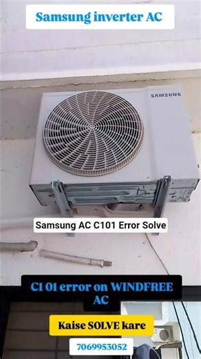 Samsung WindFree AC C101 Error Fix | Communication Problem Solve
