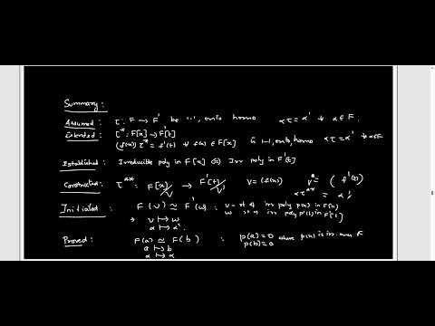 M.ScMathematics |Algebra |Herstein|#uniqueness of splitting field|#summary