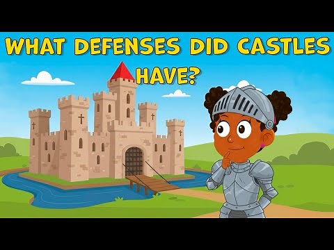I Wonder What Defenses Did Castles Have | Castles Defenses Facts for Kids | Fun Facts about Castles