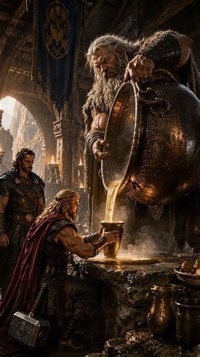🍺 Thor’s Quest for the Giant Cauldron to Brew Ale | A Norse Mythological Quest Story