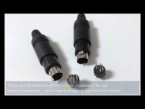 User Review: 9 Pin Mini Din Minidin Male To Male 6 Foot Black Cable B Type Non Standard Non Bos...