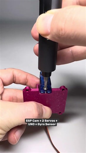 Amazing Gyro Controlled ESP Cam Project with 3D Printed Case #arduino #electronics #engineering #diy